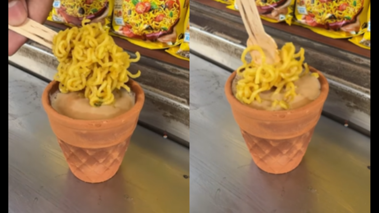 Not Maggi AND Chai, But Maggi IN Chai! Bizarre Food Combination Leaves Desis Speechless | Video