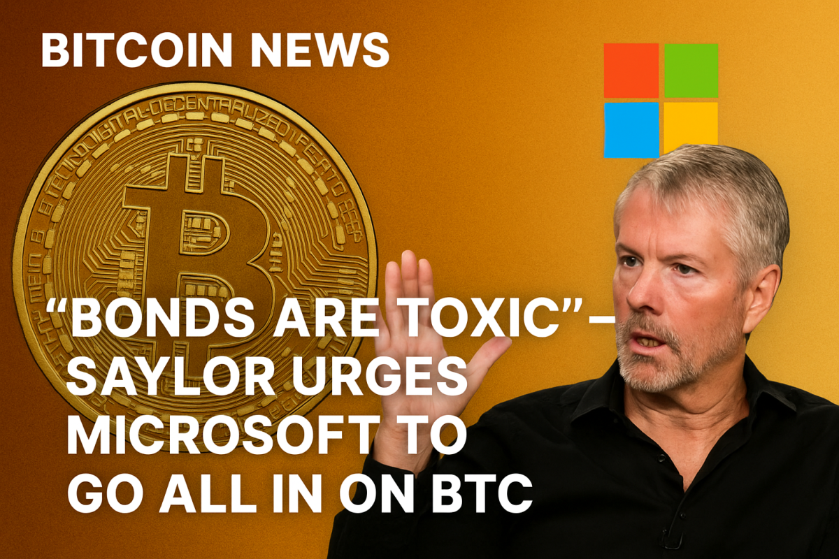 Bitcoin-News: Michael Saylor pushes Microsoft into a Bitcoin engagement-“bonds are toxic”