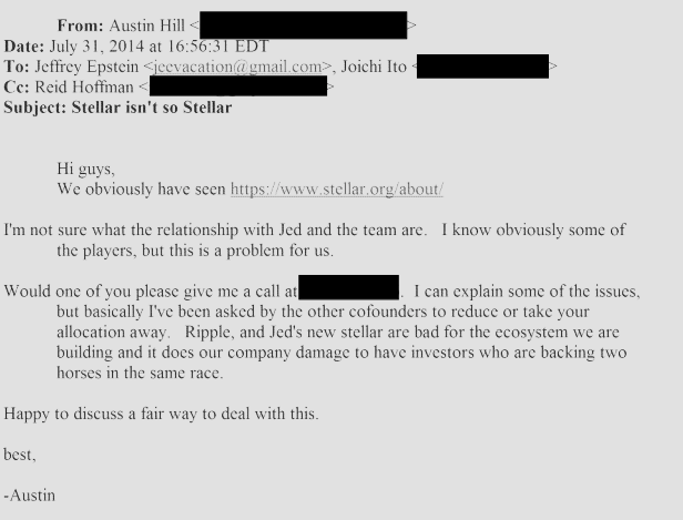 Ripple XRP Stellar XLM Conspiracy Epstein