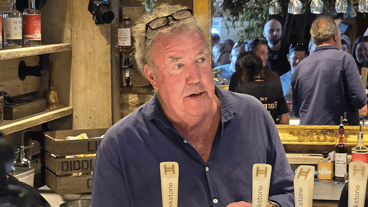 Jeremy Clarkson’s tweet about worth of pint shut down with awkward group word