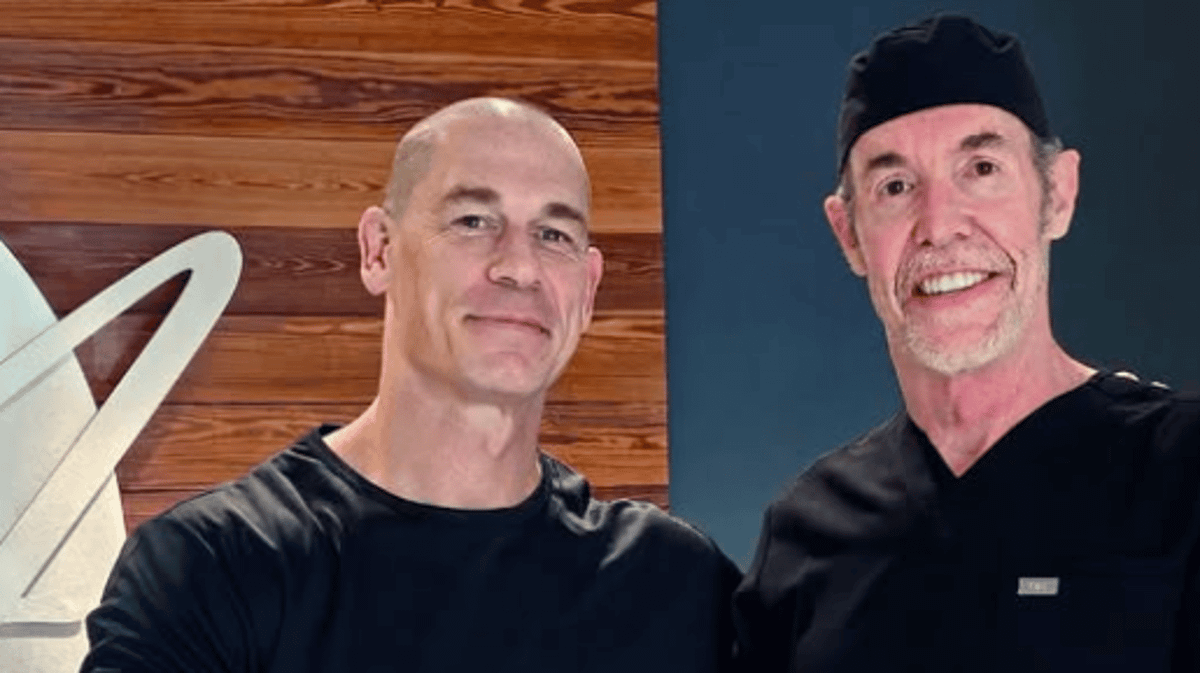 John Cena debuts shaved head as he prepares for second hair transplant