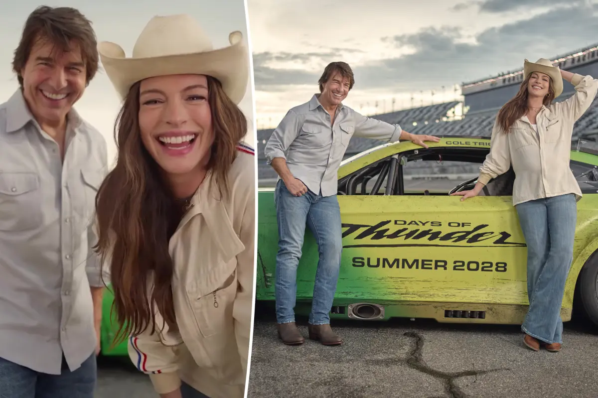 Anne Hathaway Joins Tom Cruise in ‘Days of Thunder’ Sequel as Release Date Is Revealed