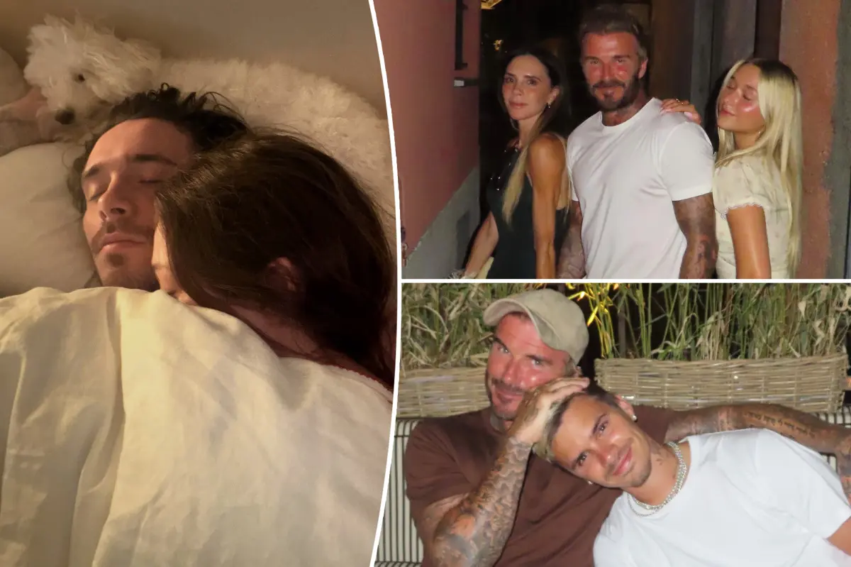 Brooklyn Beckham Shares Intimate Bed Photos With Nicola Peltz as Dad David Maintains Family Unity Amid Feud