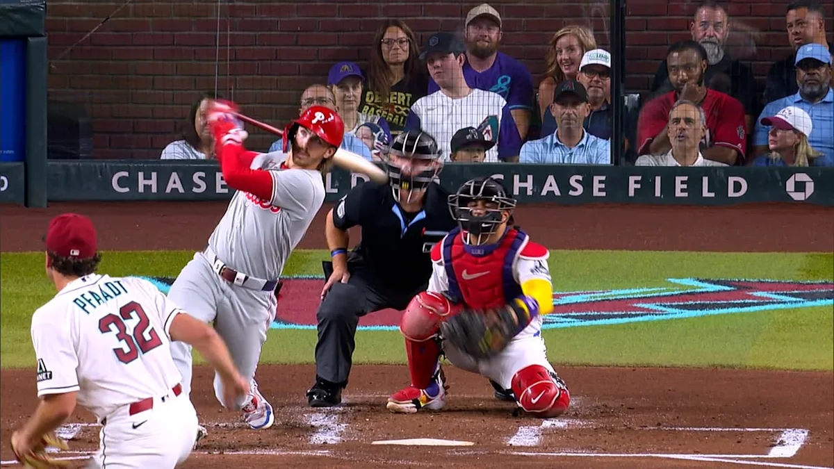 Bryson Stott Hits 464-Foot Solo Home Run (10th of Season)
