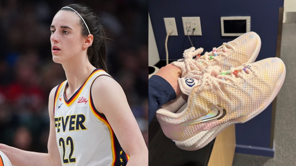 Caitlin Clark’s New Nike Sneakers Seemingly Inspired by Taylor Swift’s Friendship Bracelets
