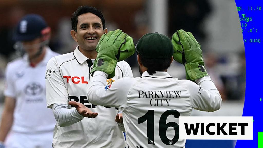 England vs Pakistan Second Test: Emilio Gay Bowled LBW by Mohammad Abbas