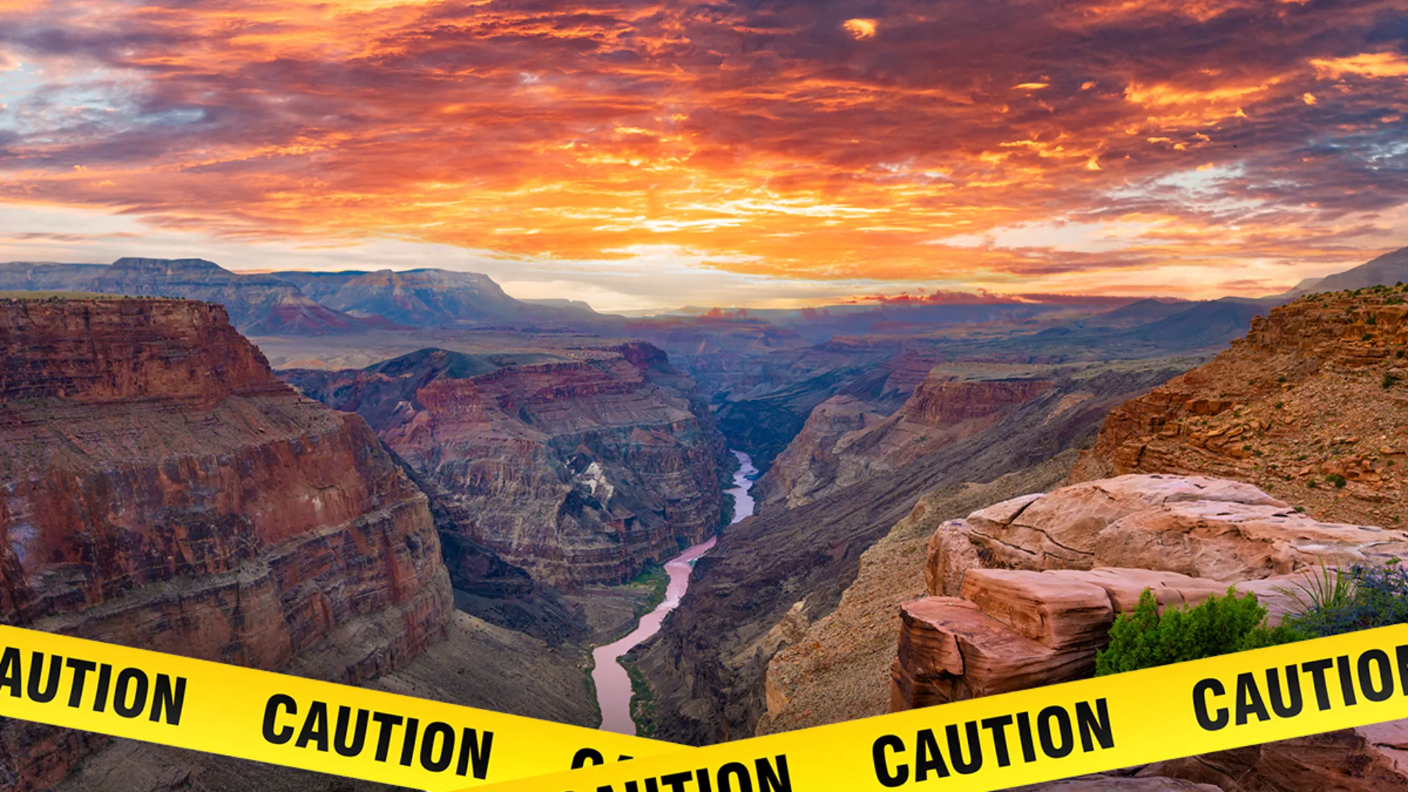 Grand Canyon Engulfed by Massive Surge of Brown Water; 15 People Presumed Missing