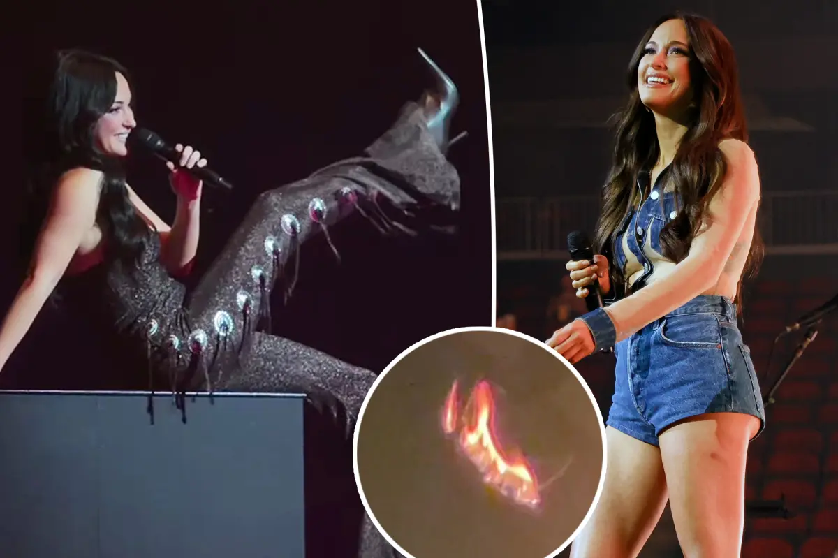 Kacey Musgraves’ Stage Bursts Into Flames During ‘Golden Hour’ Performance at Boston Concert