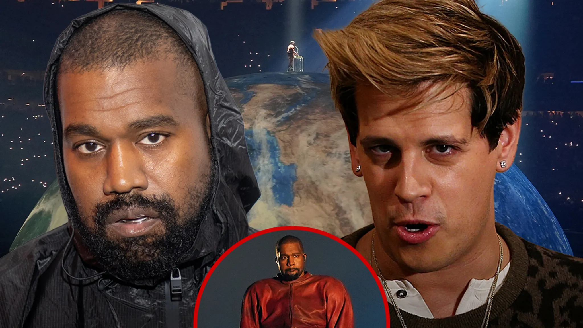 Kanye West Remains Silent on Milo Yiannopoulos’s ICE Detention During New Orleans Concert