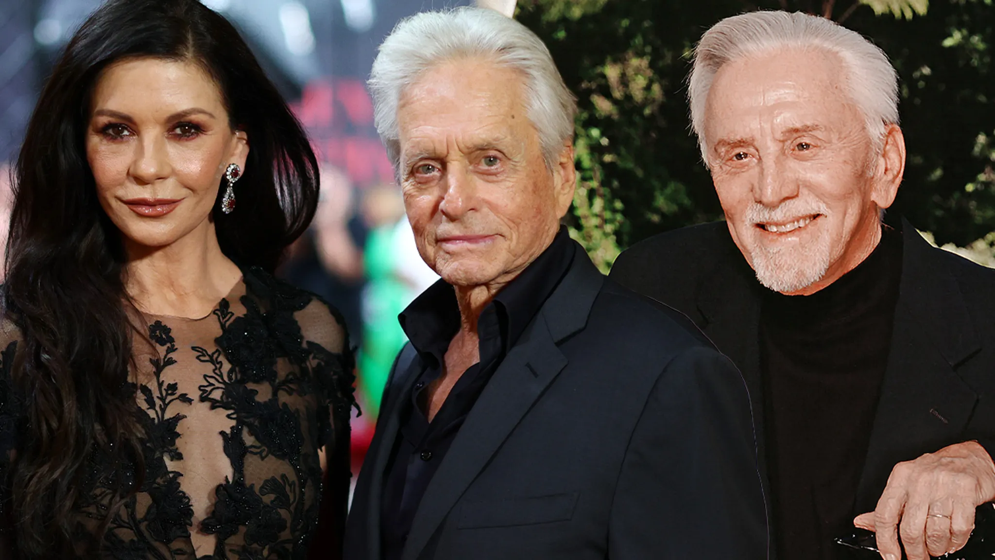 Kirk Douglas Took Care of Michael Douglas’ Wife Catherine Zeta-Jones in His Will