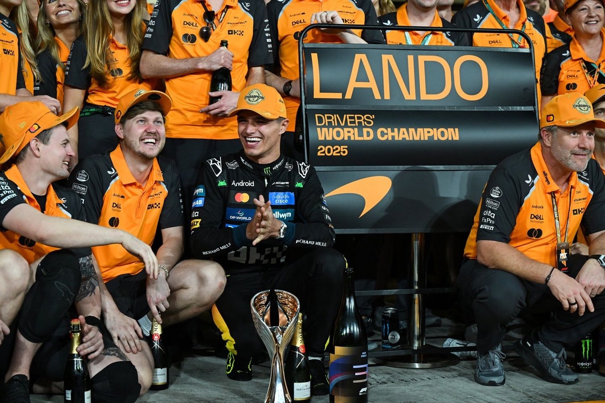 Lando Norris Insists He Has Not Changed Since Winning the F1 Championship