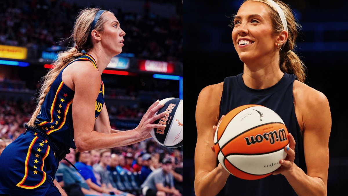 Lexie Hull Leaves the Court to Surprise Indiana Fever Fans With an Unexpected Day at the Ballpark
