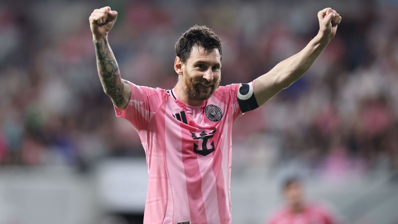 Lionel Messi Scores Four Goals as Inter Miami Net Seven in Record Win
