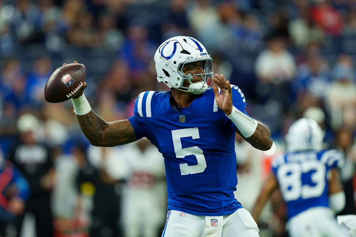 NFL Preseason Week 3: Colts QB Anthony Richardson to Start as Titans Plan for No. 1 Units to Play 25 Snaps
