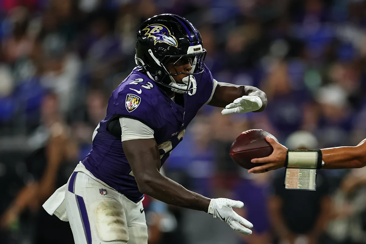 Ravens Place Rookie Running Back Adam Randall on Injured Reserve