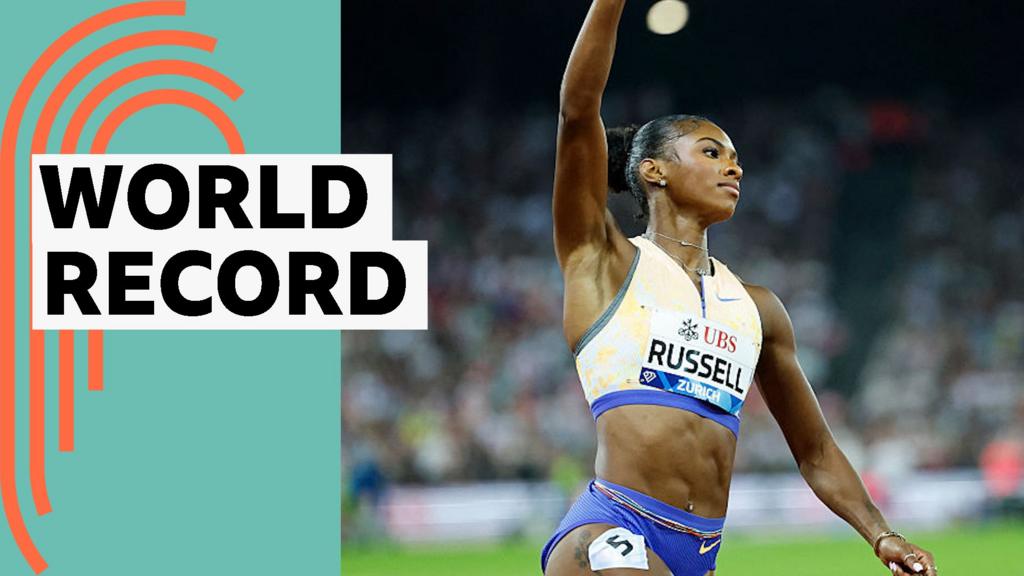 Russell Sets Second World Record in Zurich in 100m Hurdles
