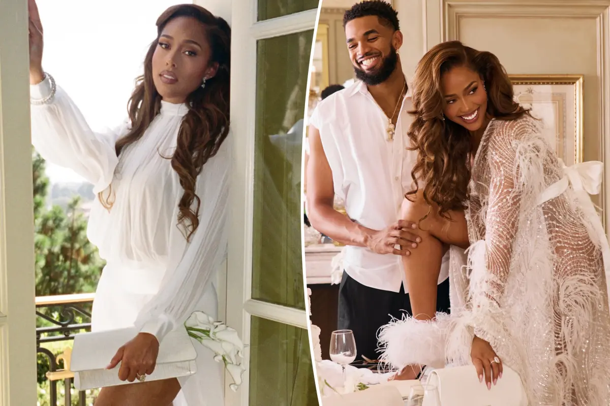 Shop Jordyn Woods’ ‘Lucky’ Knicks Bag in Bridal White for Newlywed Style