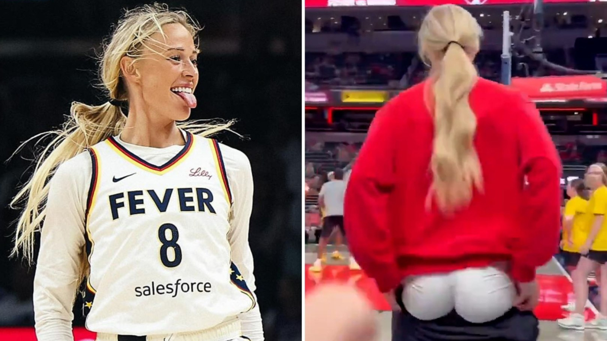 Sophie Cunningham Pulls Down Her Pants Before Indiana Fever Game