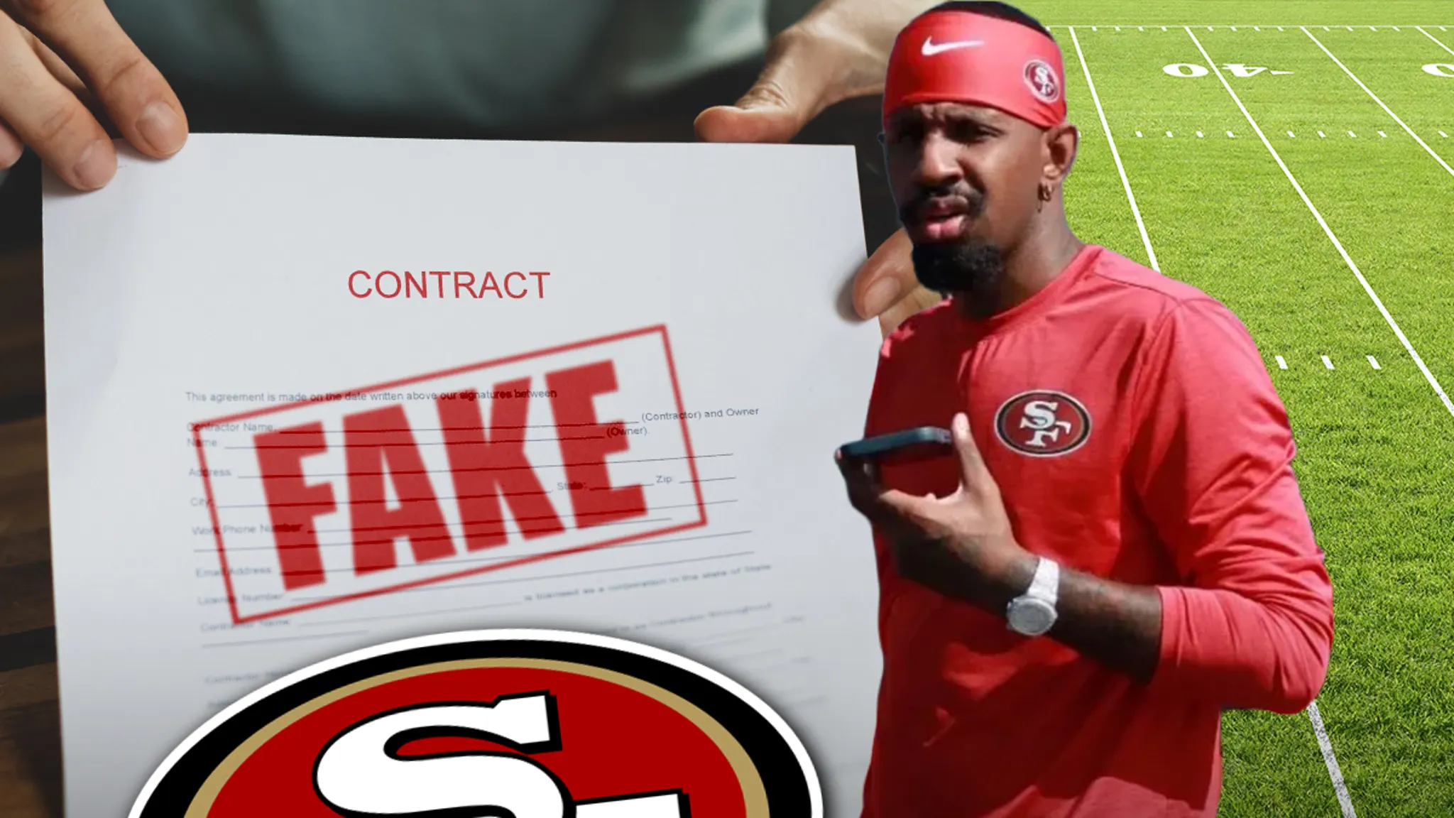 Video Shows Daejon Love’s Fake 49ers Act Included a Staged Signing Day