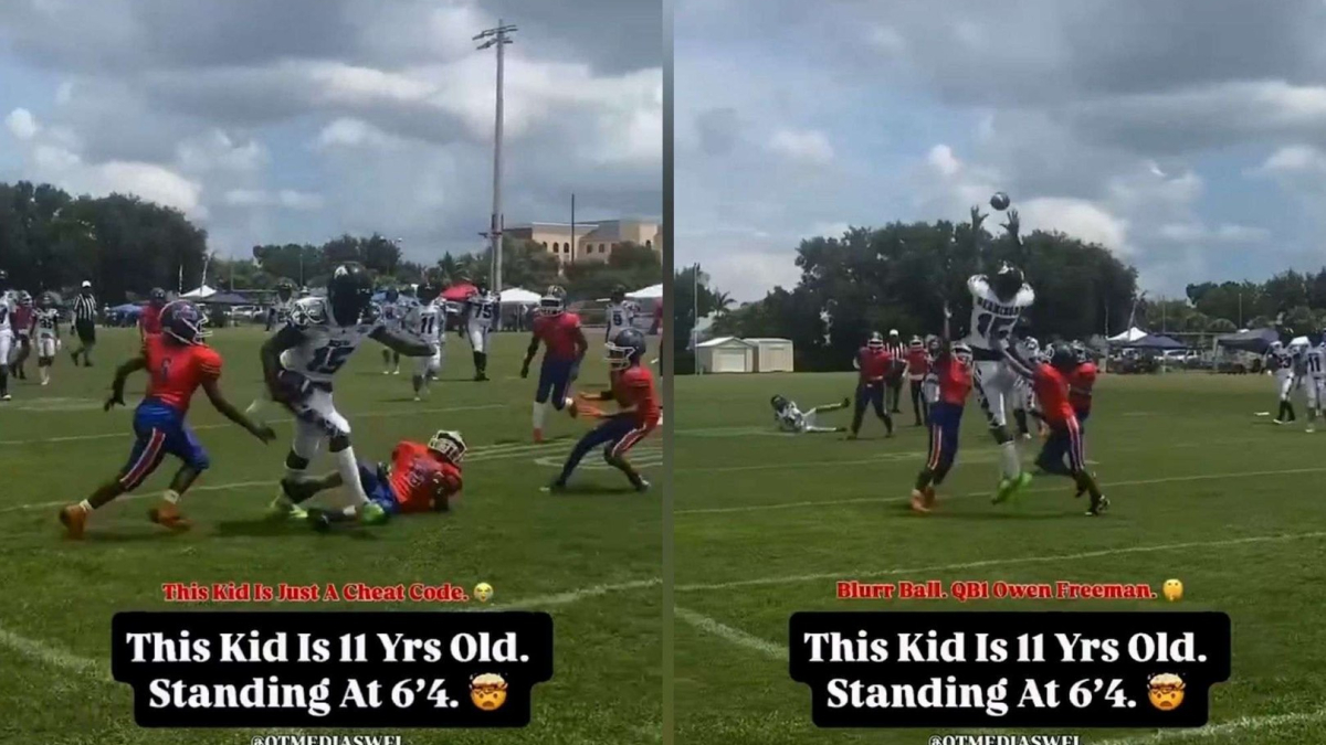 Viral 11-Year-Old Football Phenomenon Has the Internet Doubting His Age