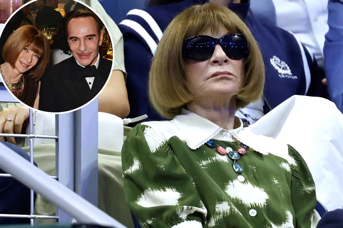 Anna Wintour Looks Downcast at US Open Hours After John Galliano Met Gala Drama