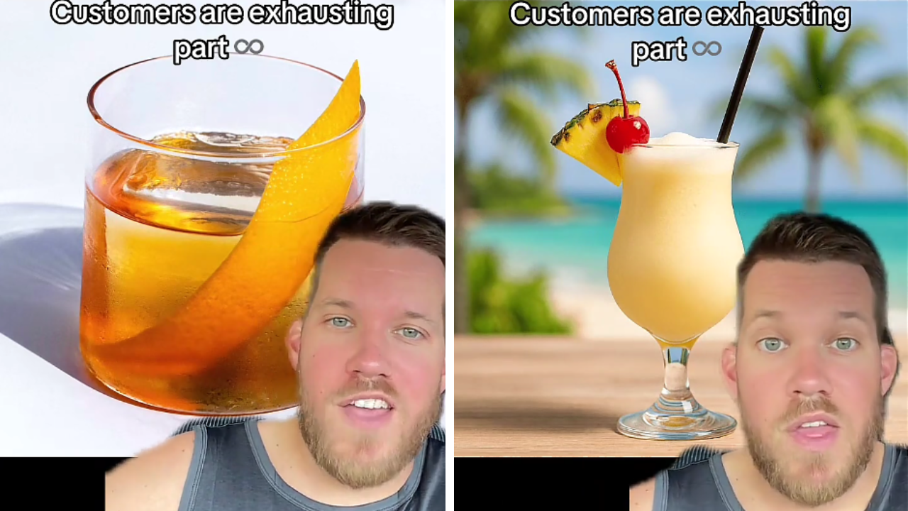 Bartender Shocked as Customer Mistakes Old Fashioned for Piña Colada: ‘What’s This?’