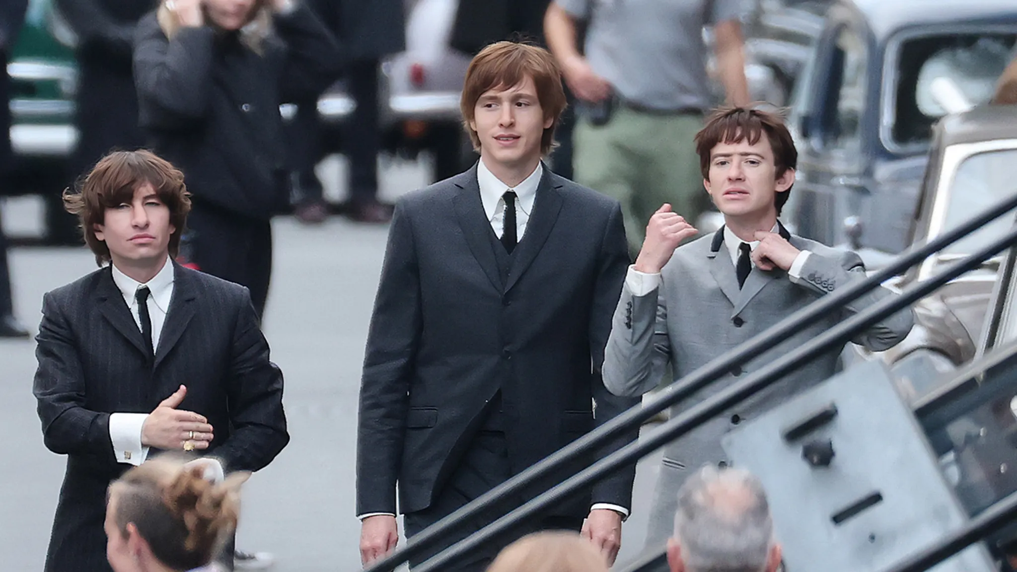 Beatles Biopic Cast Recreates Iconic ‘A Hard Day’s Night’ Opening Scene