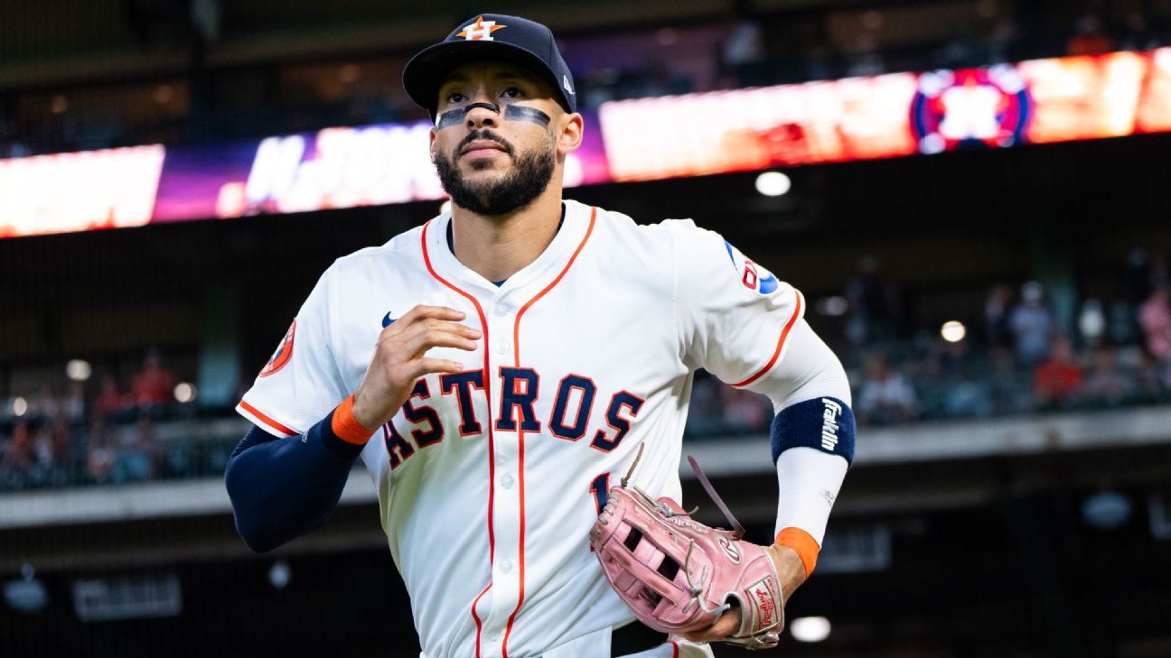 Carlos Correa Won’t Rejoin Astros This Season Due to Ankle Injury