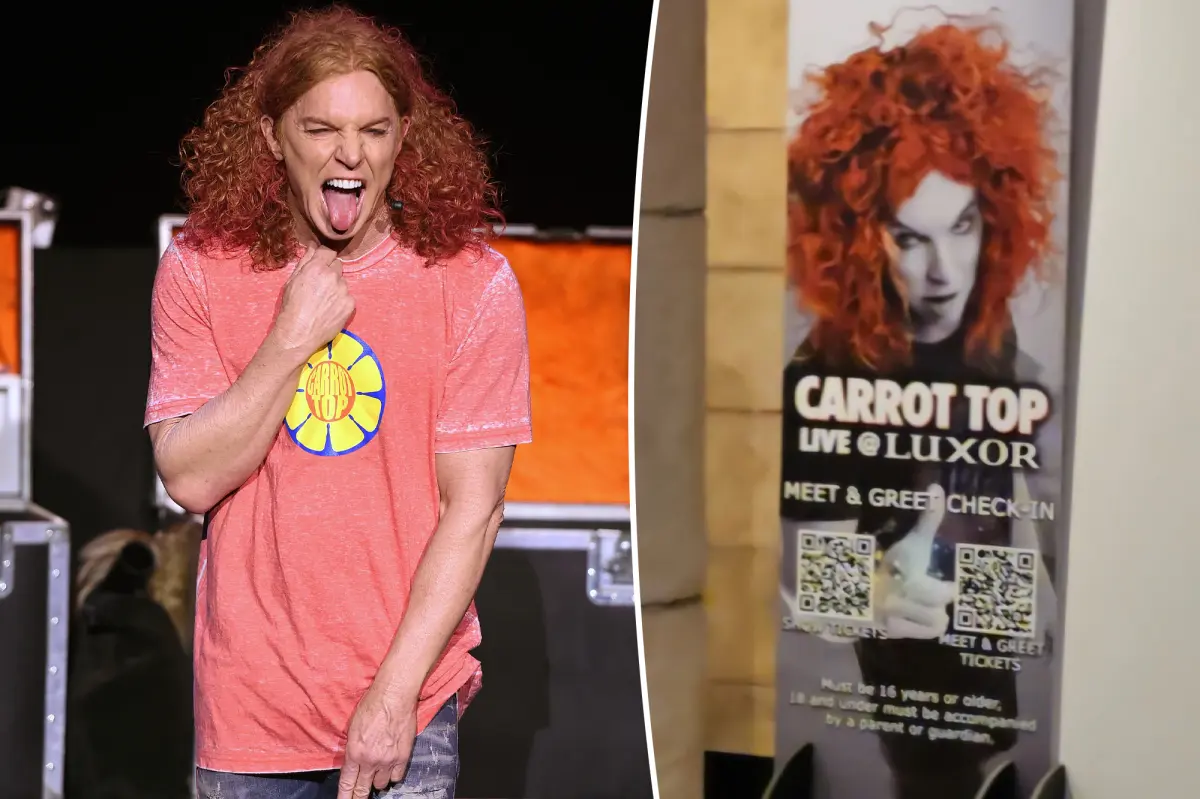 Carrot Top’s Las Vegas Shows Canceled as He Receives ‘Close Medical Care’ After Alleged Suicide Attempt