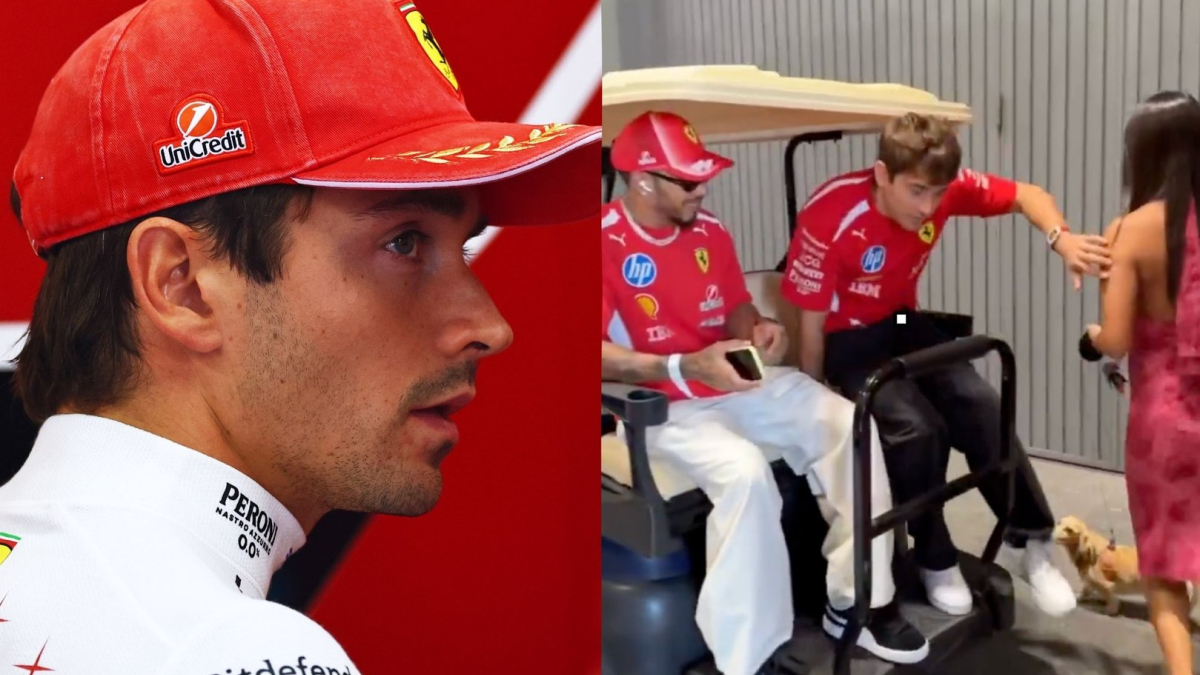 Charles Leclerc Called Out by Fans After Awkward Moment with Wife Alexandra