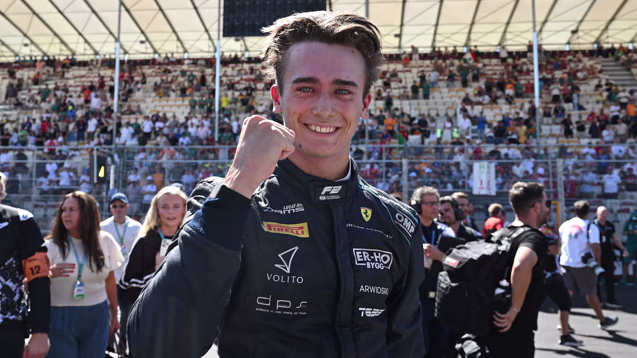 Dino Beganovic Dominates F2 Feature Race at Madring