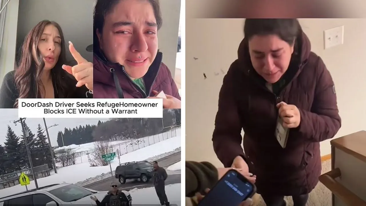 DoorDash Driver Flees ICE to Stranger’s Home; Native American Homeowner Denies Entry Without Warrant