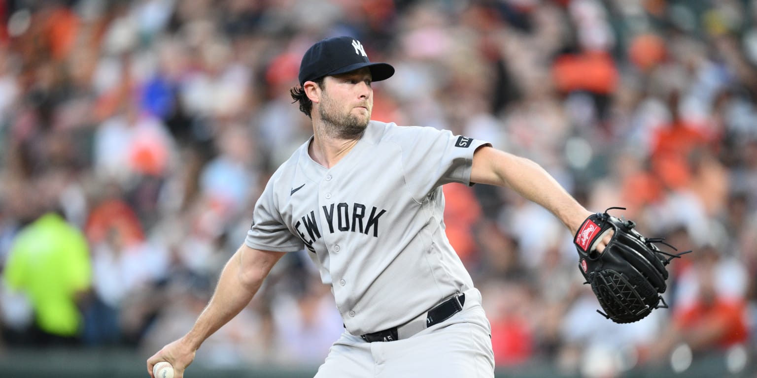 Gerrit Cole Starts for Yankees Against Angels in Anaheim