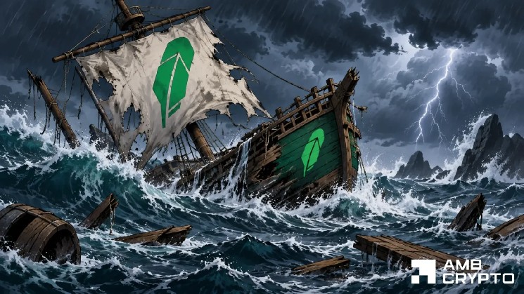 HOOD Stock Slides 6% as Market Sell-Off Tests Robinhood Rally