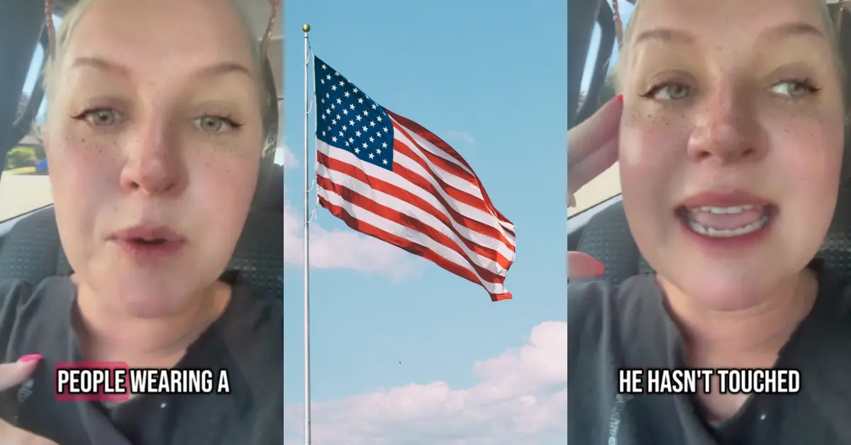 “I Hate the American Flag” — Woman Says She and Veteran Husband Hide U.S. Flag Over Trump