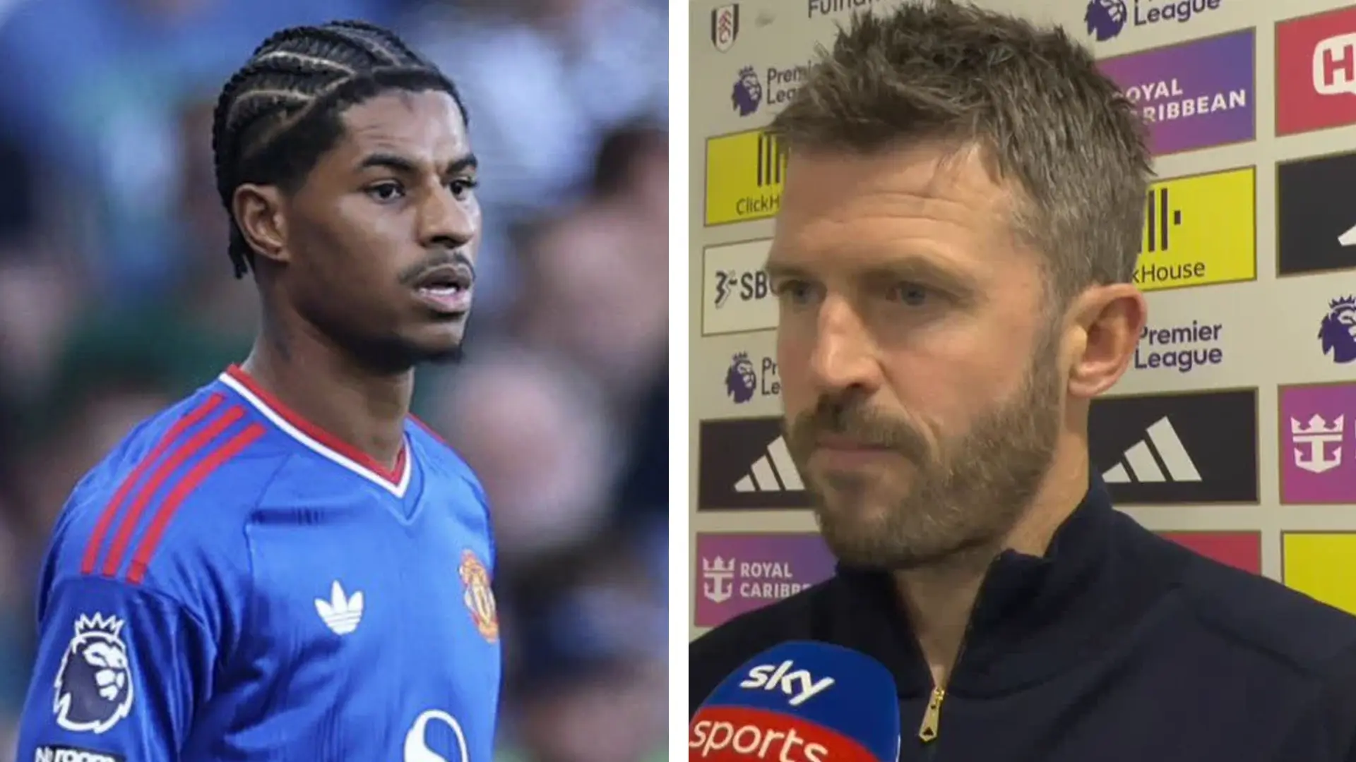‘I think he was a threat’: Michael Carrick reacts to Marcus Rashford’s performance in Fulham draw