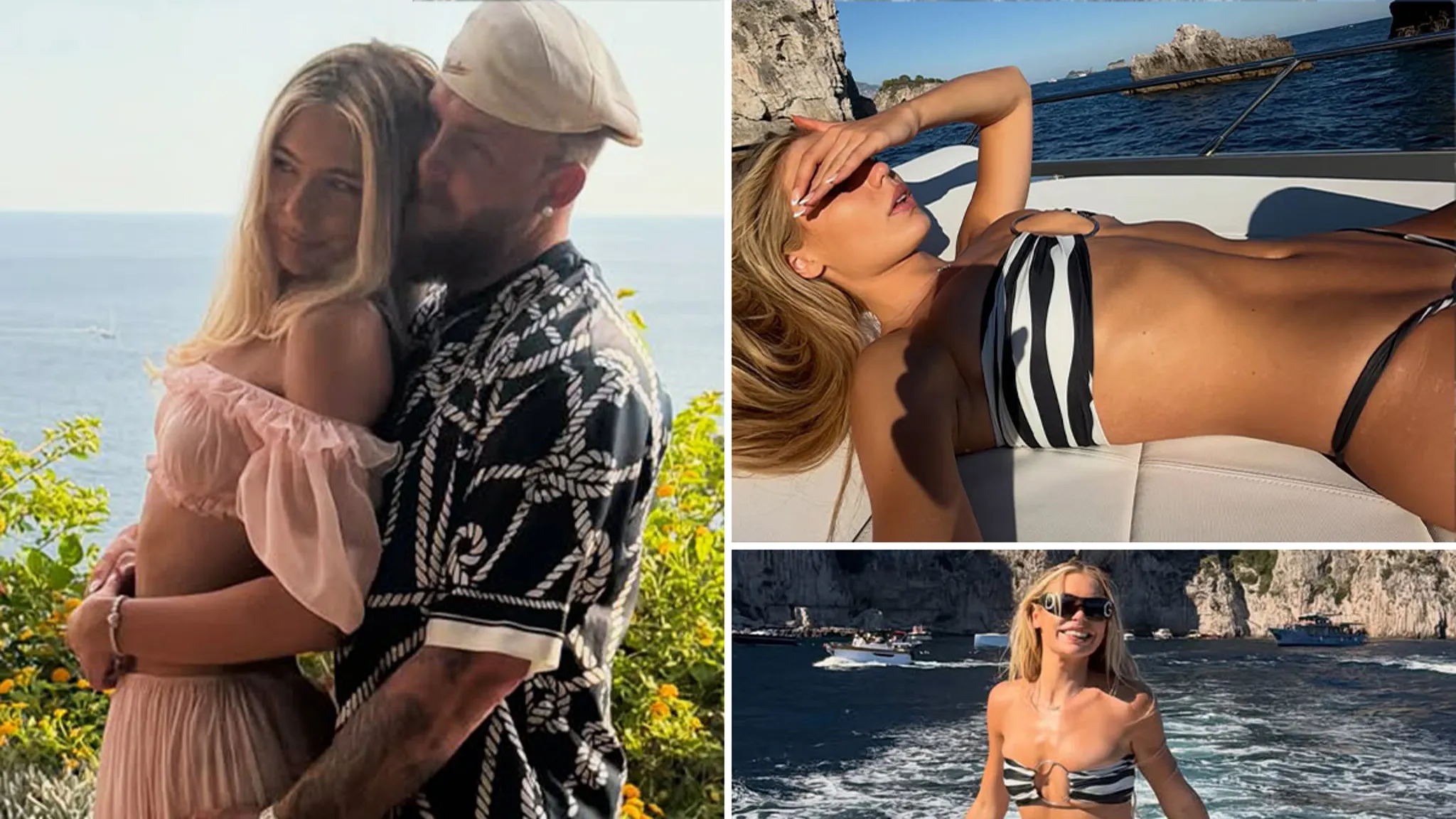 Jake Paul and bikini-clad fiancée Jutta Leerdam bring heatwave to Capri