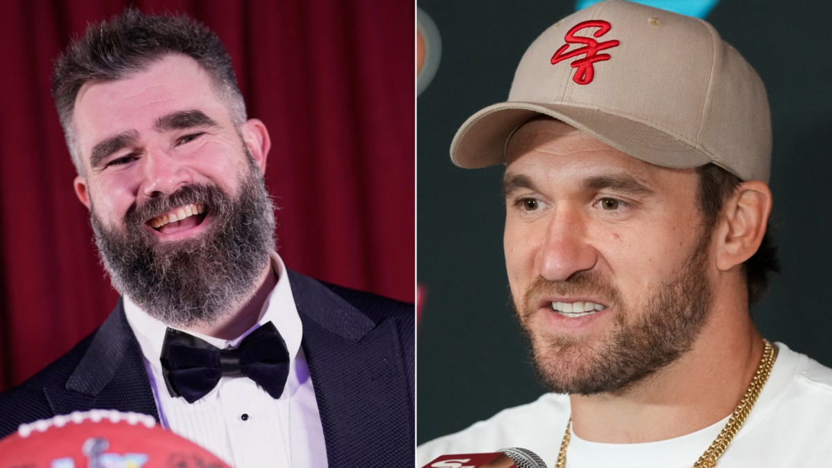 Jason Kelce urges Kyle Juszczyk to sue NFL over 49ers player’s suspension
