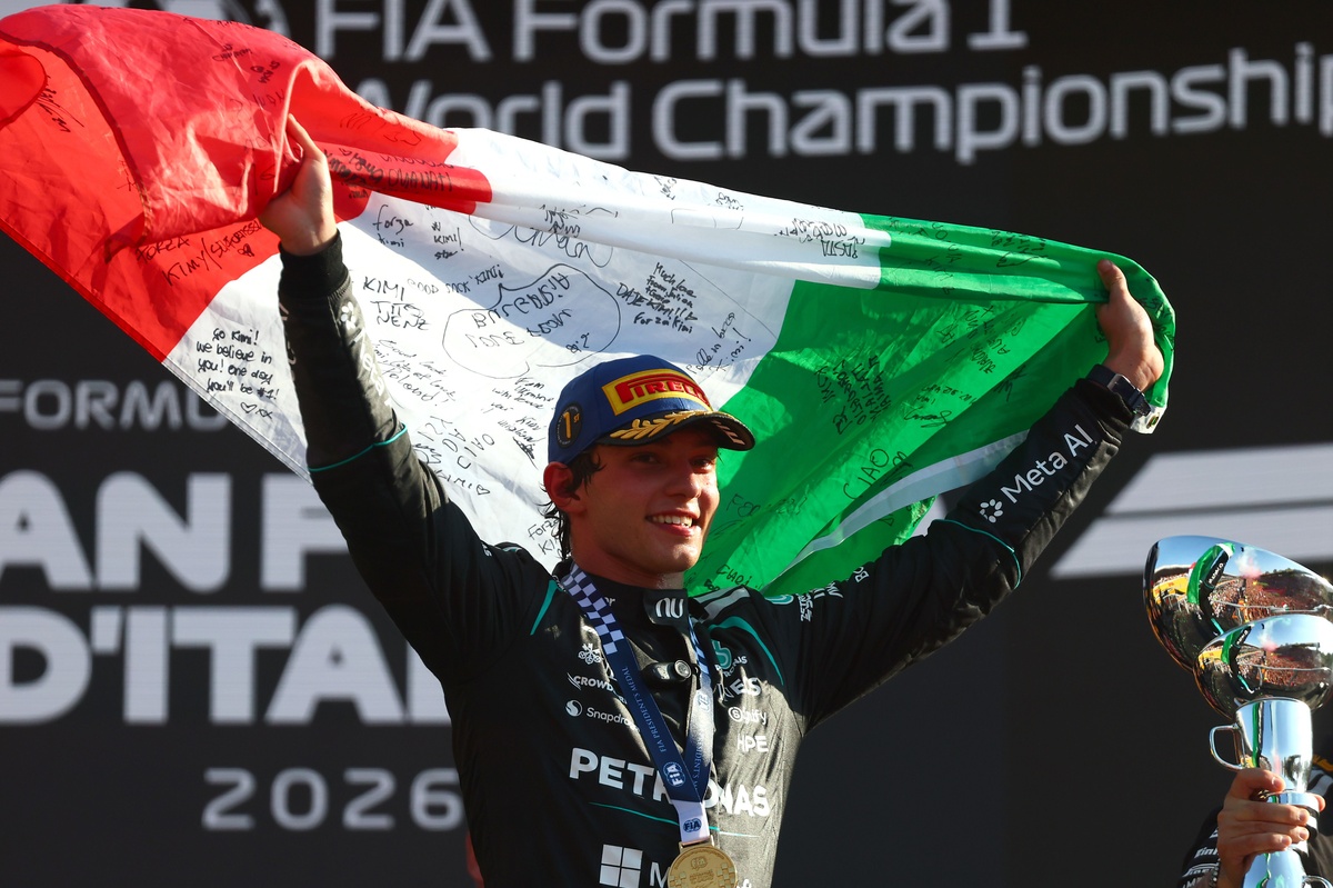 Kimi Antonelli Sends Emotional Message to Fans After “Indescribable” Italian GP Victory