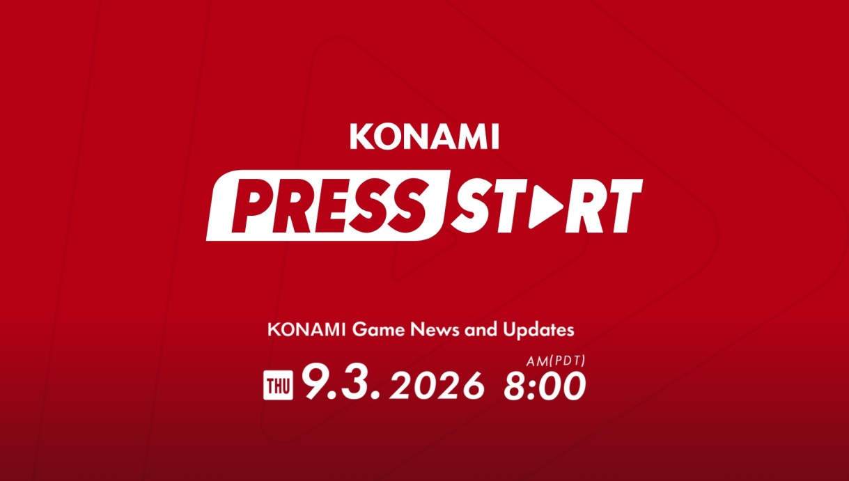 Konami Press Start Showcase Announced for September 3