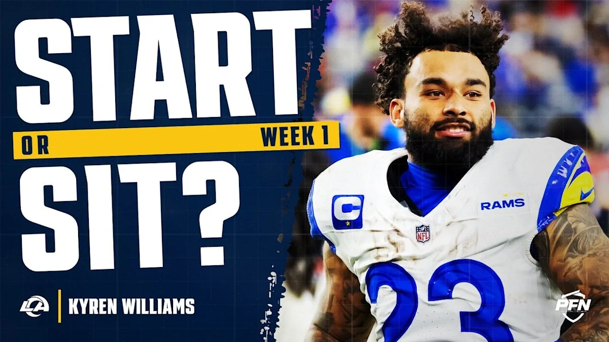 Kyren Williams Fantasy Week 1 Start/Sit: RB1 Upside in Play