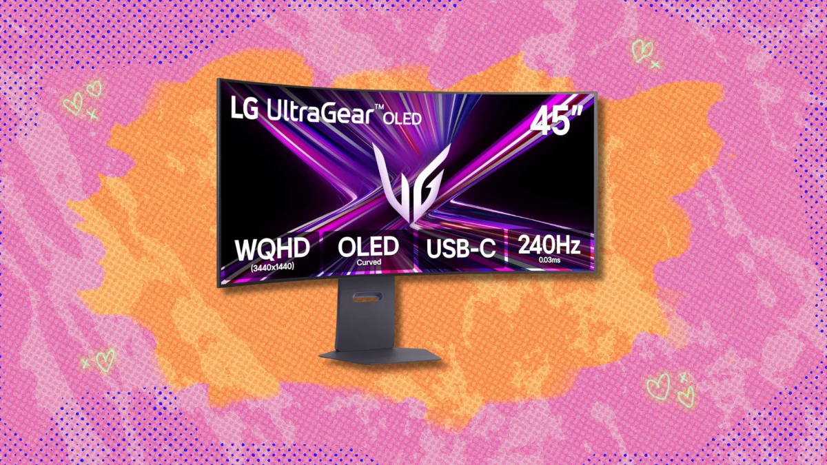 LG 45-Inch Curved UltraGear OLED Gaming Monitor Drops $699.78 at Amazon