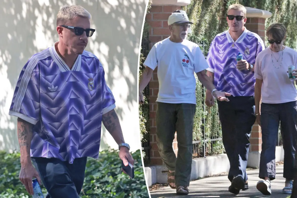 Macklemore Walks with Parents in Seattle Amid Ed Sheeran Concert Debacle