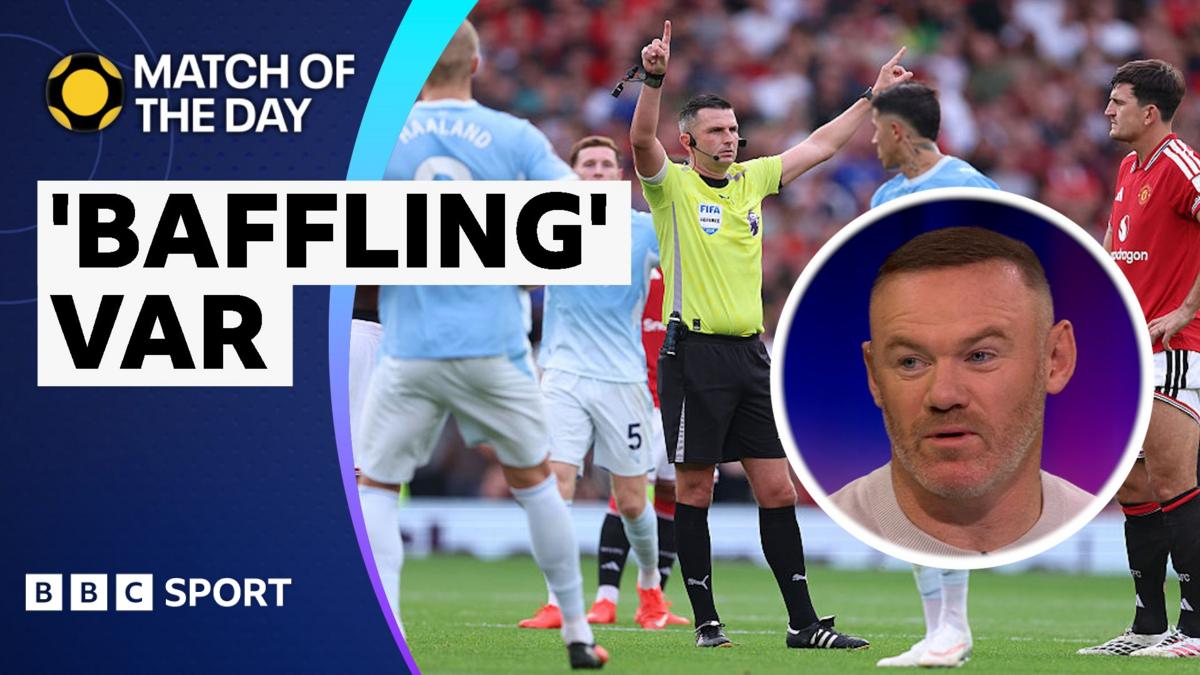 Match of the Day: Rooney and Murphy Baffled by Manchester Derby Refereeing Decisions