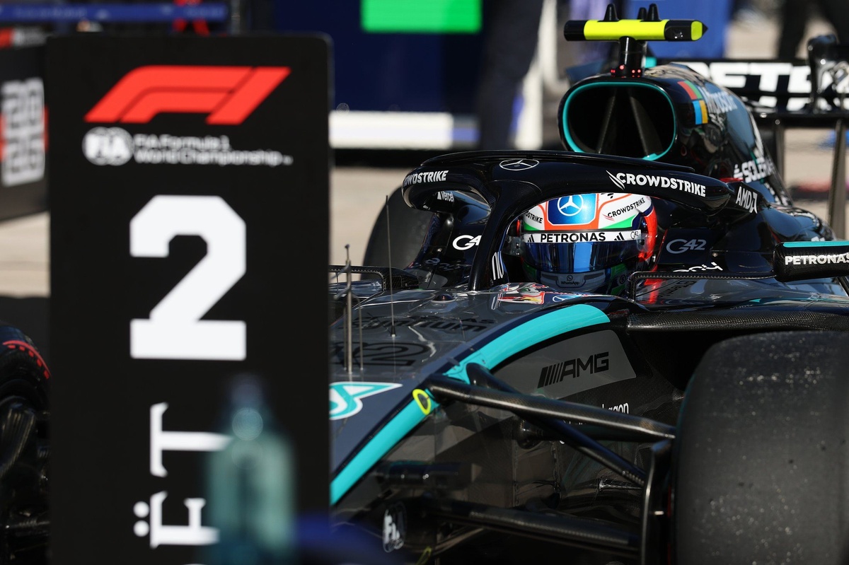 Mercedes thought it had pole position until Lando Norris took it