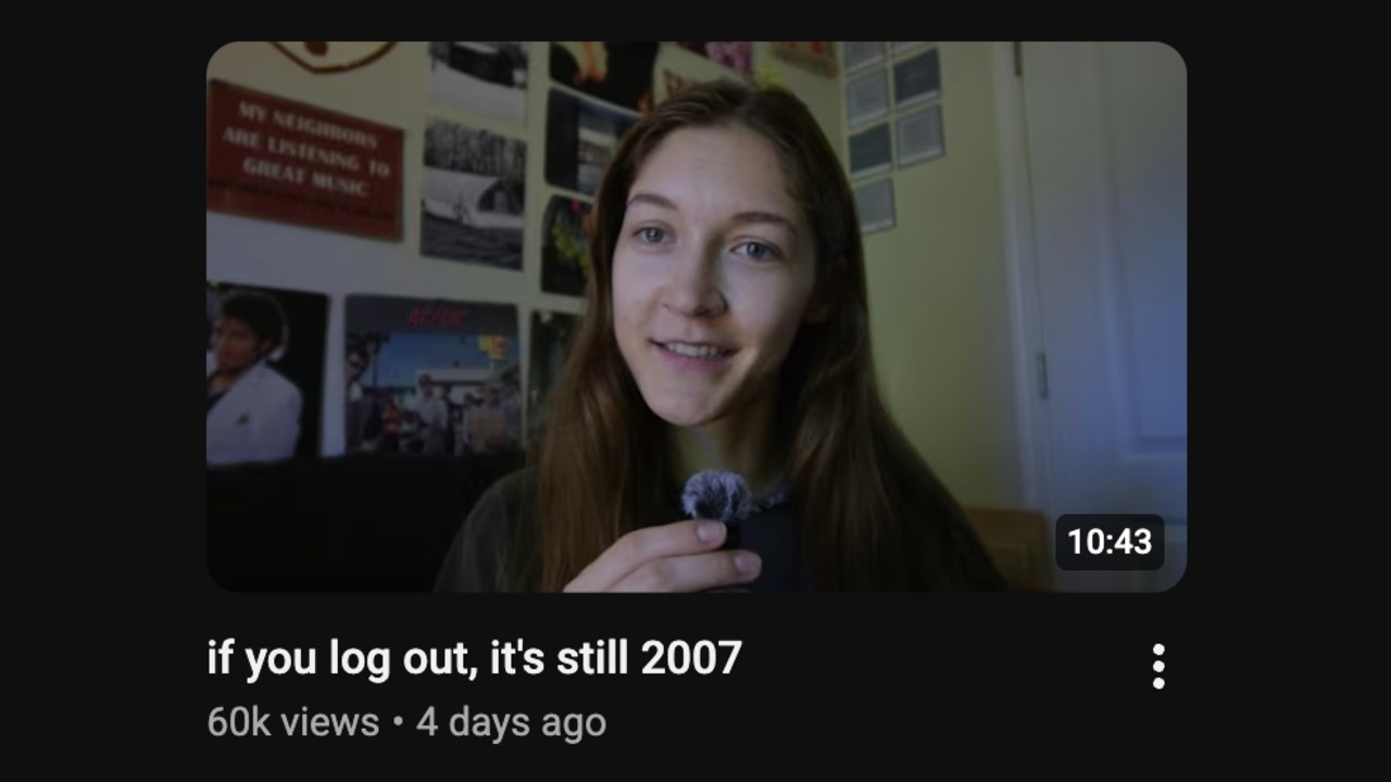 No One on X Agrees With Concept of Video ‘If You Log Out It’s Still 2007’