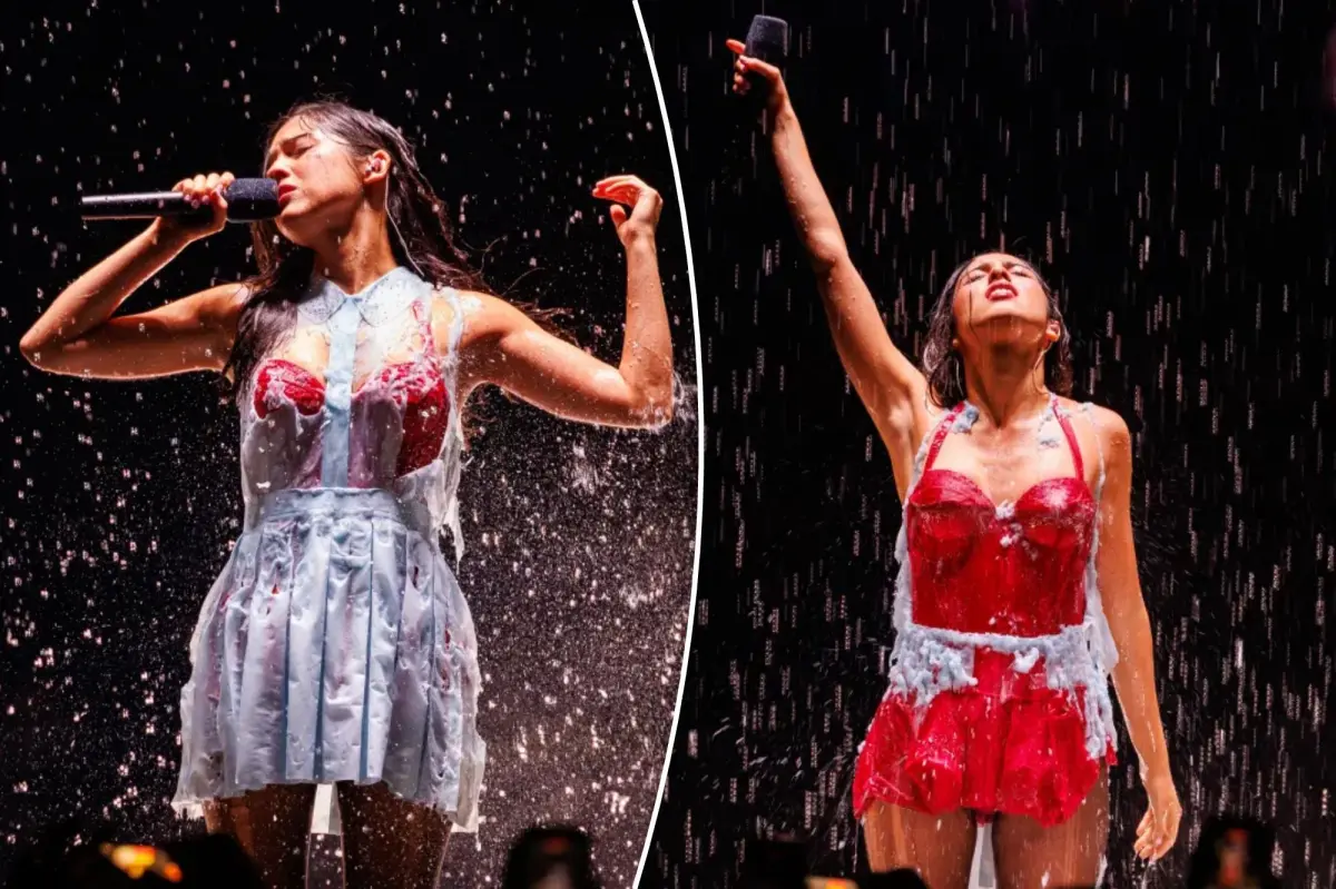 Olivia Rodrigo’s Dress Melts Off Onstage at ‘Unraveled Tour’ Concert in Connecticut