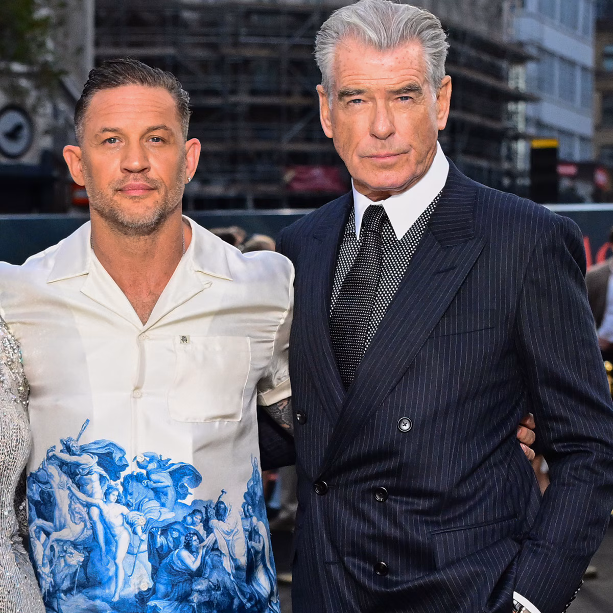 Pierce Brosnan Breaks Silence on Feud Rumors With Tom Hardy on ‘MobLand’