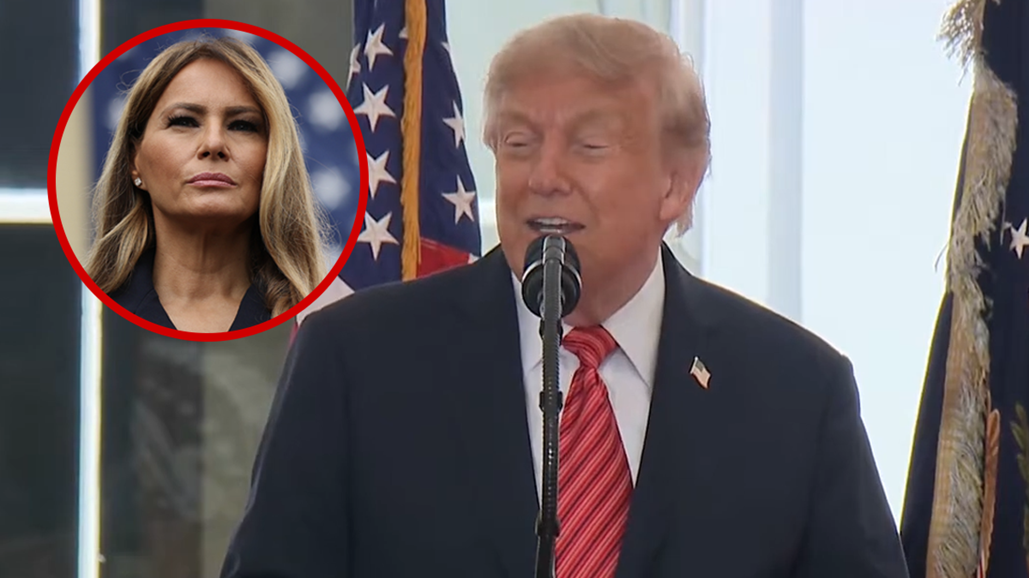 President Trump Jokes About Melania’s Absence During Ireland Trip