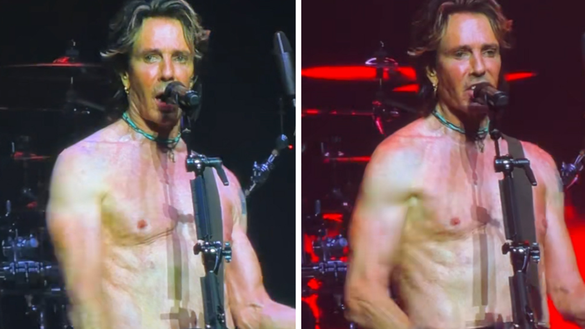 Rick Springfield, 77, Shows Off Muscular Physique Shirtless at Las Vegas Concert